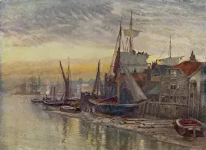 Essex England Landmarks Prints: Thames / Stepney 1905