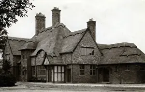 Thatched Cottages England Prints: Thatched House, Thought to be at Wolverhampton, Staffordshir