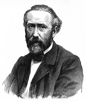 Theodor Storm Print - German Writer 1817-1888