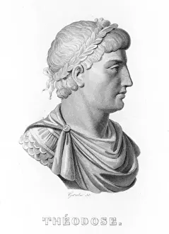 Theodosius I Print - Bust of the Roman Emperor