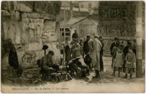 Thessaloniki, Greece - Cobblers - Arch of Galerius Thessaloniki, Greece - Cobblers - Arch of Galerius