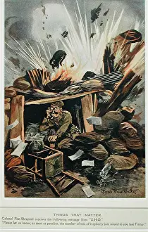 Things that Matter Print by Captain Bruce Bairnsfather