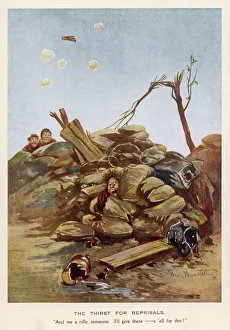The Thirst For Reprisals, by Bruce Bairnsfather The Thirst For Reprisals, by Bruce Bairnsfather