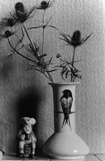 Dried Flower Arrangements Prints: Thistle Arrangement
