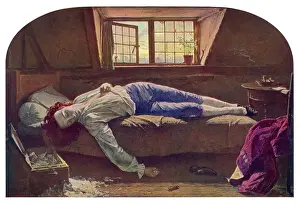 Poet Prints: Print of Thomas Chatterton, a Young English Poet