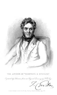 Thomas Colley Prints: Thomas Colley Grattan Print, 19th Century Writer