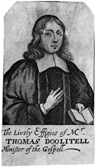 English History Figures Prints: Thomas Doolittle - 1