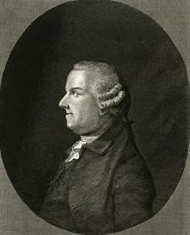 Prints of THOMAS GRAY writer ( Elegy in a country churchyard etc). Date: 1716 - 1771 Thomas Gray Prints: Thomas Gray Print, 18th Century Poet (1716-1771)