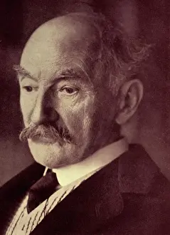 Author Prints: 1921 Photographic Portrait Print of Thomas Hardy