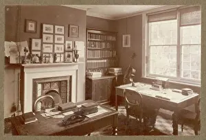 English Countryside Homes Prints: Thomas Hardy / Library