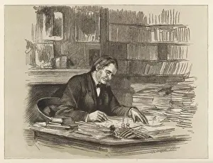 Prints of THOMAS HENRY HUXLEY (1825-1895) scientist Thomas Henry Prints: Thomas Henry Huxley Print, 1825-1895