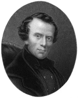 Prints of THOMAS SIDNEY COOPER English artist, as a young man - he lived to be 99 ! Date: 1803 - 1902 Thomas Sidney Cooper Prints: Thomas Sidney Cooper Print - English Artist 1803-1902