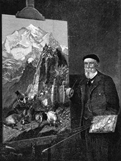 Mountain Landscape Paintings Prints: Thomas Sidney Cooper 2