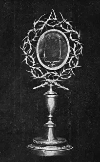 Two Thorns from the Crown of Thorns Print, circa 1910s