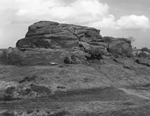 Norse Mythology Prints: Thors Stone Print, Thurstaston, Merseyside England circa BC