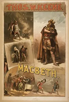 William Shakespeare Macbeth Prints: Thos. W. Keene. Macbeth