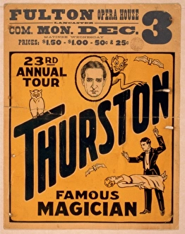 Thurston, famous magician 23rd annual tour Thurston, famous magician 23rd annual tour