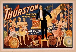 Thurston, master magician all out of a hat Thurston, master magician all out of a hat