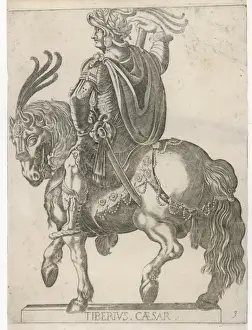 Imperial Rome Portraits Prints: Tiberius Caesar / Horse