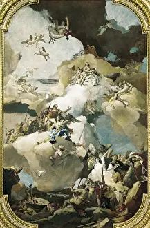 Venus and Vulcan Print: Tiepolo's Baroque Fresco