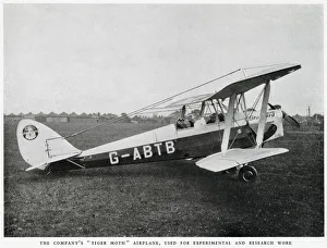 Tiger Moth aeroplane G-ABTB, used for research Tiger Moth aeroplane G-ABTB, used for research