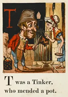 Tinker Returns Mended Pot Print 1867