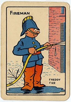 Tinker, Tailor playing card - Fireman Tinker, Tailor playing card - Fireman