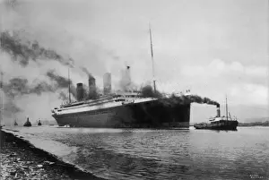 Titanic Print Leaving Bairds Works, Belfast