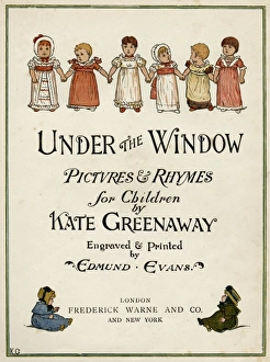 Title page design, Under the Window by Kate Greenaway Title page design, Under the Window by Kate Greenaway