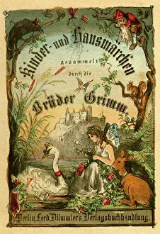 Title page, Grimm Brothers, collected tales Title page, Grimm Brothers, collected tales