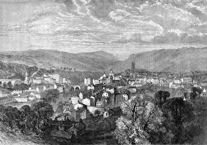Devon Historical Images Prints: Tiverton, Devon, 1865