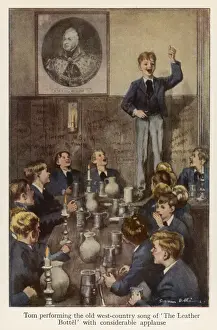 Tom Brown Performing The Leather Bottle Print