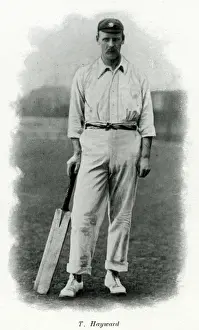 Old English Cricket Players Prints: Tom Hayward