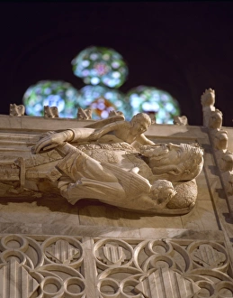 Tomb of Alfonso II of Aragon called the Chaste Tomb of Alfonso II of Aragon called the Chaste