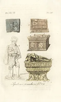 Tomb and effigy of El Cid Rodrigo Diaz, etc Tomb and effigy of El Cid Rodrigo Diaz, etc