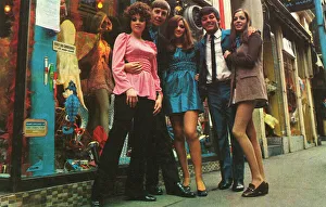 Tony Blackburn with some groovy things, Carnaby Street Tony Blackburn with some groovy things, Carnaby Street
