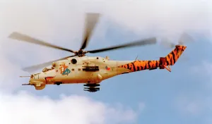 Mil Mi-24D 4011 Print, RAF Fairford RIAT 1995