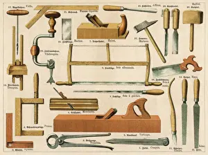 Carpentry and Joinery Tools Print