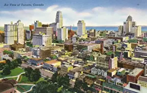 Toronto Cityscape Prints: Toronto General View