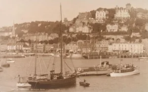 Torquay, Devon: Beacon Quay Date: 1925 Torquay, Devon: Beacon Quay Date: 1925