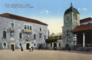 Town Hall and Loggia, Trau (Trogir), Croatia Town Hall and Loggia, Trau (Trogir), Croatia