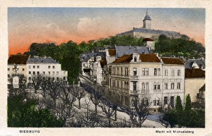 Town and Michaelsberg Abbey, Siegburg, North Rhine-Westphali Town and Michaelsberg Abbey, Siegburg, North Rhine-Westphali