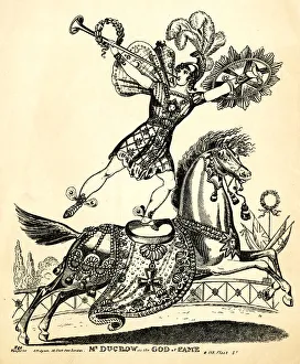 Toy Theatre, Mr Ducrow as the God of Fame Toy Theatre, Mr Ducrow as the God of Fame