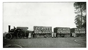 Traction Engine, J C Nutt Removals, Boscombe and Bournemouth Traction Engine, J C Nutt Removals, Boscombe and Bournemouth