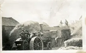 Northamptonshire History Prints: Traction Engine (thought to be an Allchin), Northamptonshire