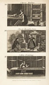 Trades in Regency England: Cheese making, check manufacture Trades in Regency England: Cheese making, check manufacture
