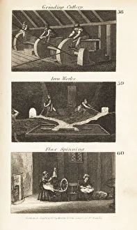 Trades in Regency England: Grinding cutlery, iron Trades in Regency England: Grinding cutlery, iron