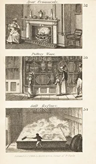 Trades in Regency England: Spar ornaments, pottery Trades in Regency England: Spar ornaments, pottery