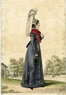 Traditional costume of Rolleville, northern France Traditional costume of Rolleville, northern France