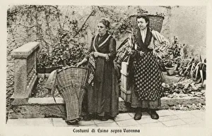 Traditional costume - Women of Lake Como region of Lombardy Traditional costume - Women of Lake Como region of Lombardy